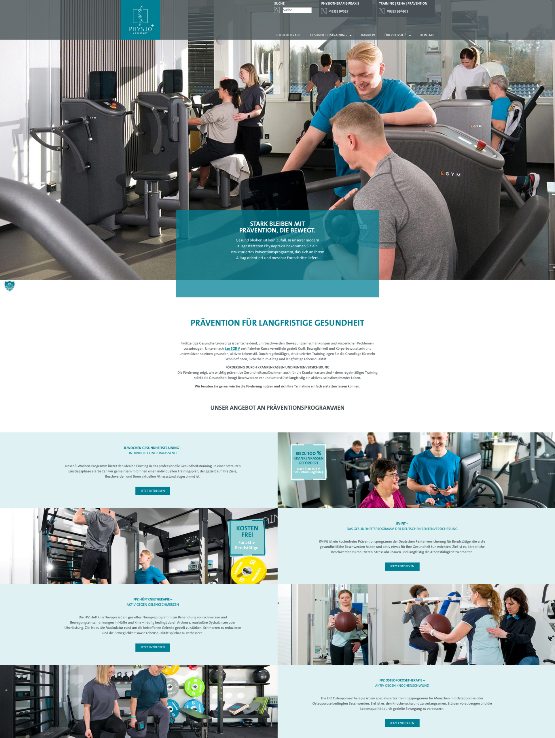 Screenshot Physio Plus3