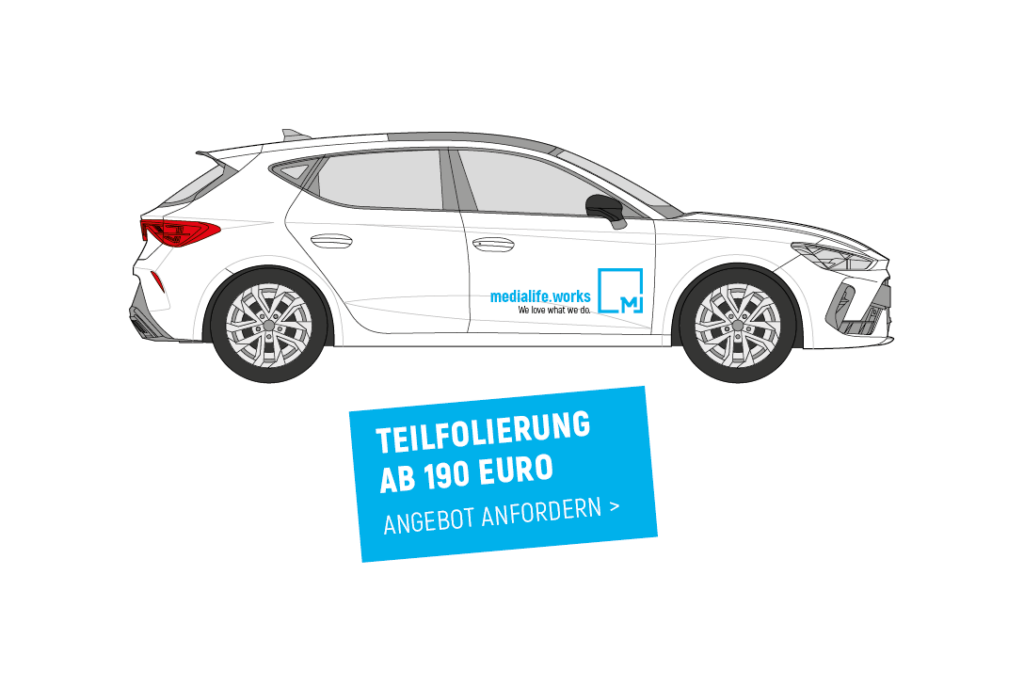 Fahrzeugfolierung Preise Teilfomierung 1