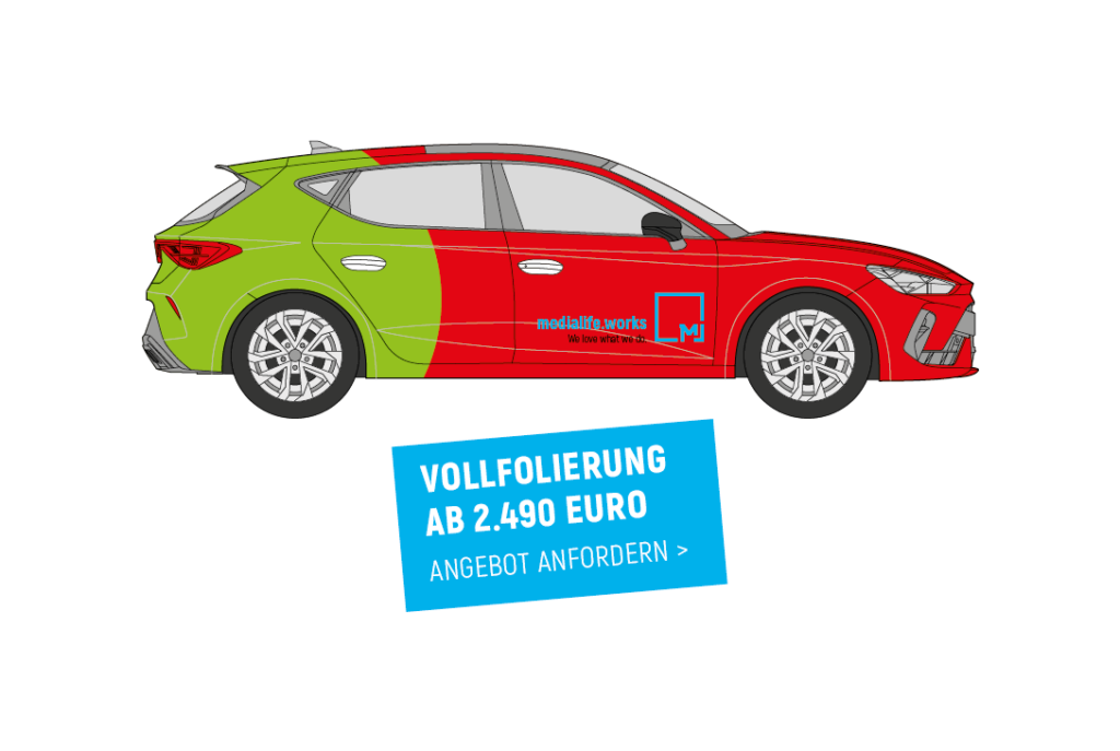 Fahrzeugfolierung Preise Teilfomierung 1